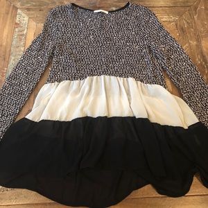 Boutique Babydoll Tunic Sweater